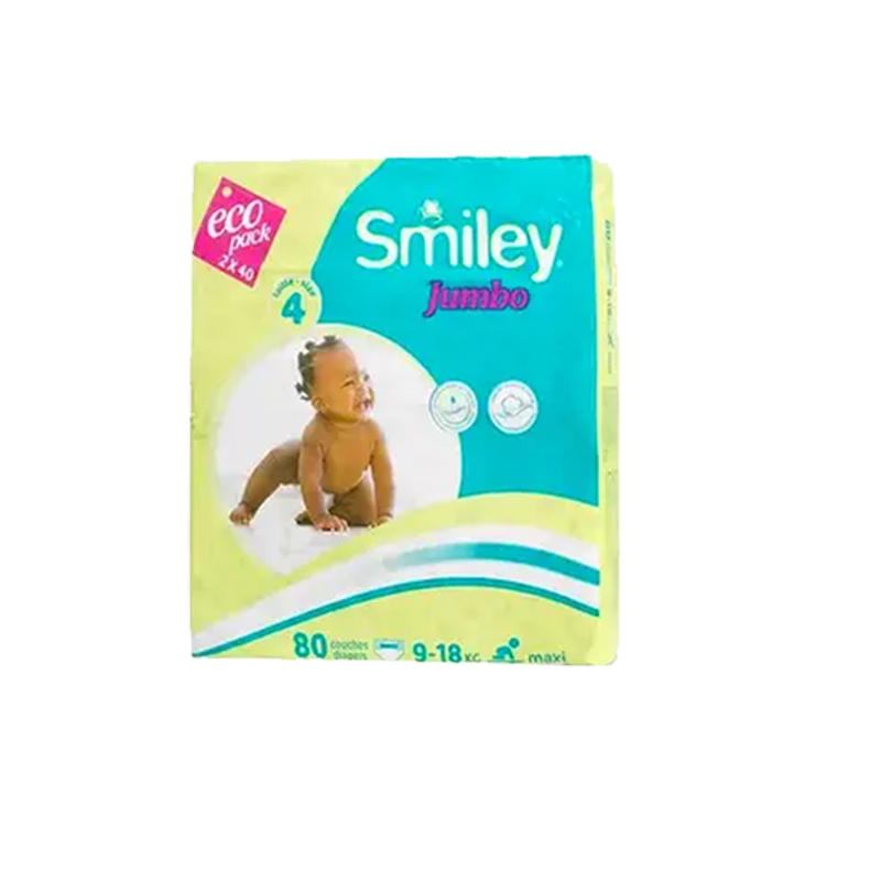 Couches bébé SMILEY taille 4 * 80pcs
